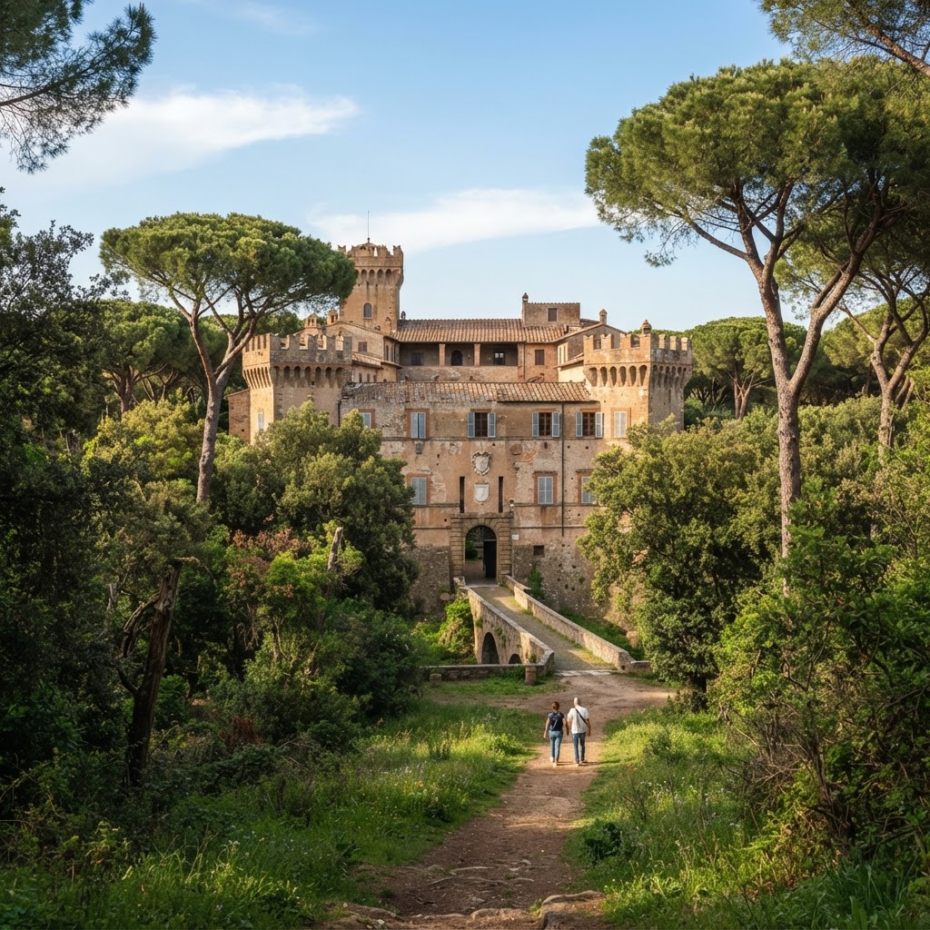 Castel Chigi e Pineta di Castelfusano