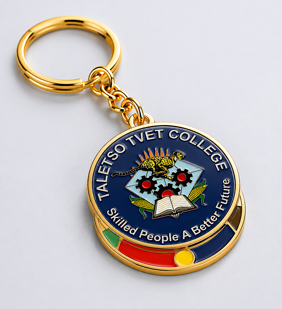Enamel Crest Keyring