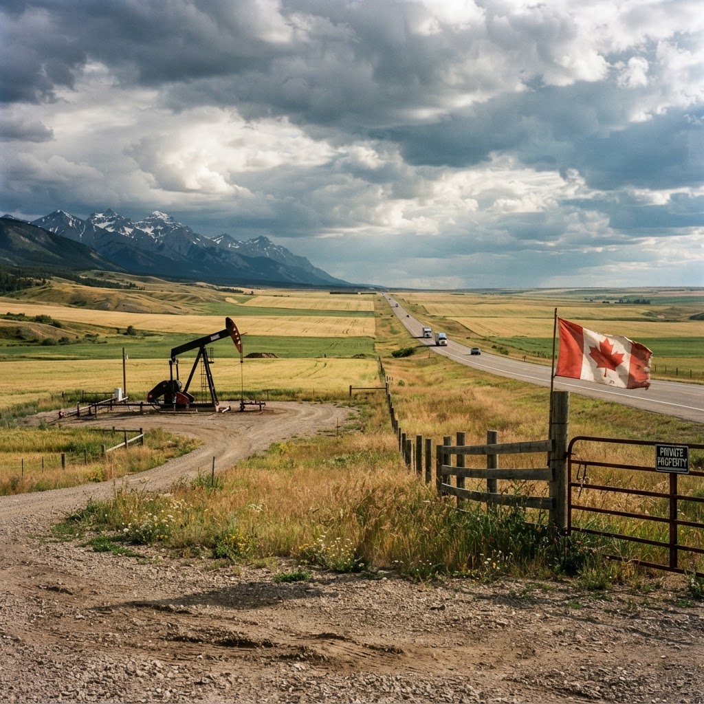 Alberta prairie and energy landscape