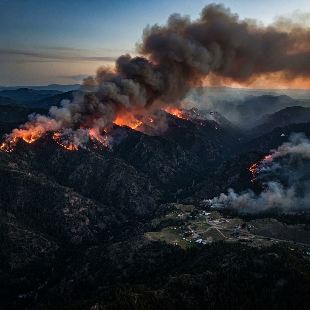 Western North America Faces Crisis as Wildfires Force Mass Evacuations