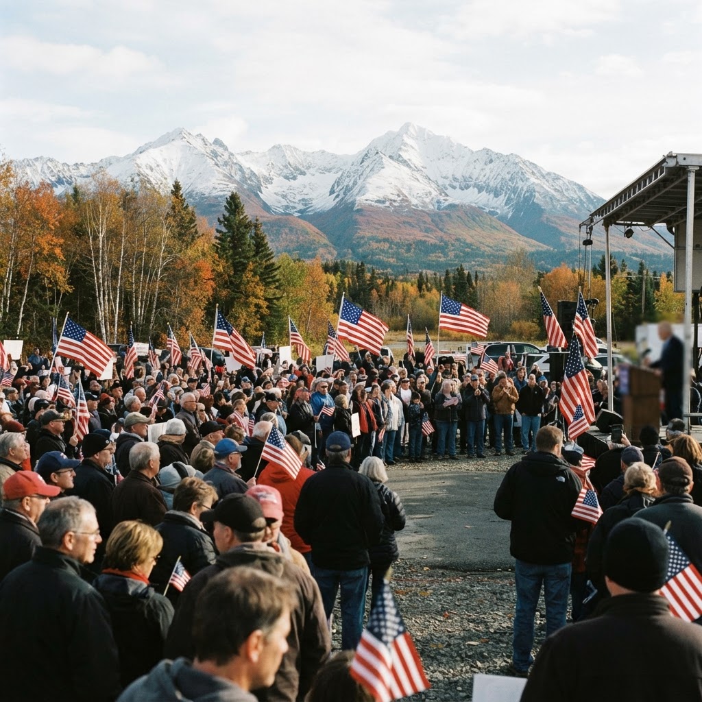 Trump Takes Midterm Fight to Alaska as Congress Braces for a Possible Power Struggle