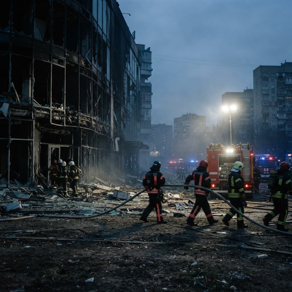 Double-Tap: Drone Strike on Ukrainian Mall Kills 14 as Europe Weighs Its Resolve