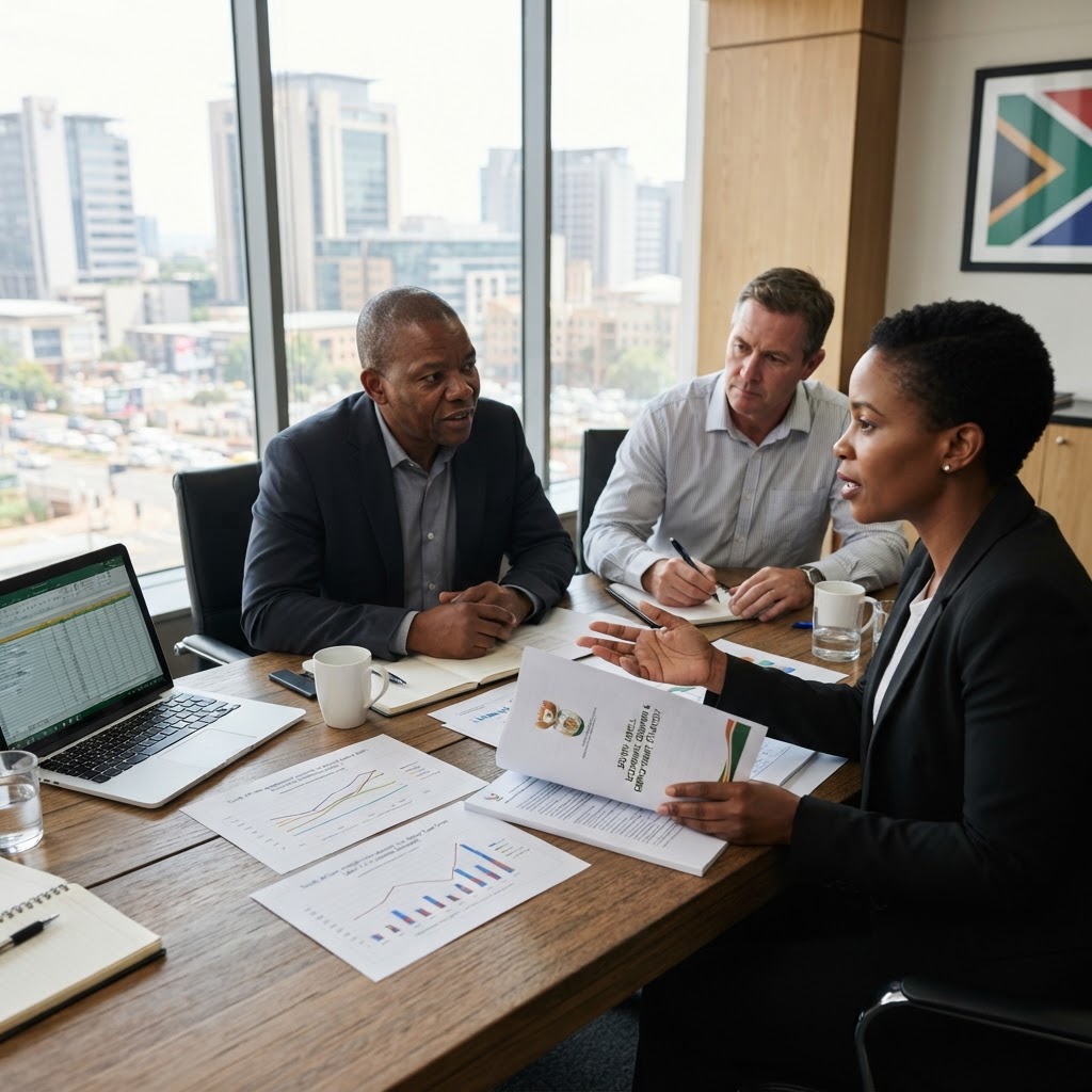 South Africa employment charts and policy discussion