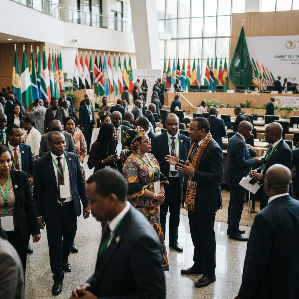 African Union diplomatic scene in Addis Ababa
