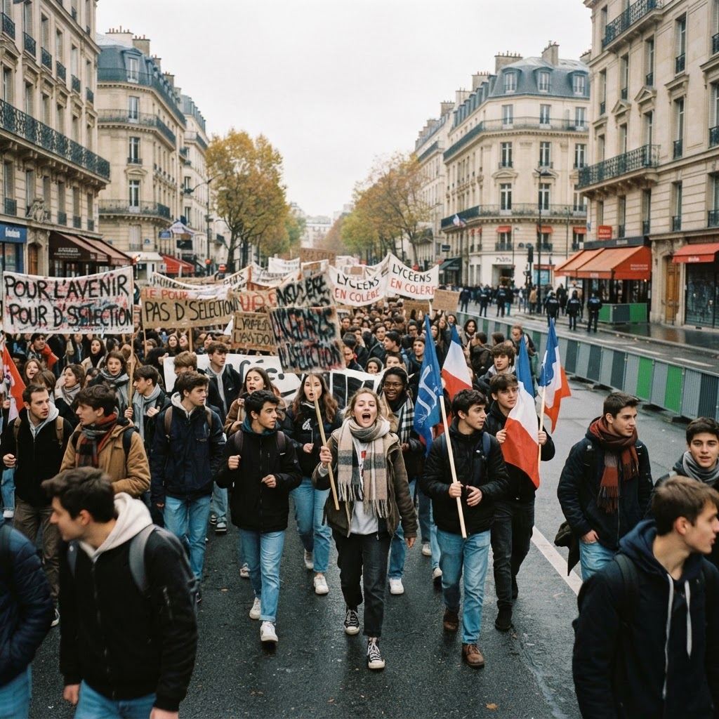 France's Students Take to the Streets: Inside the School Protests Shaking the Government