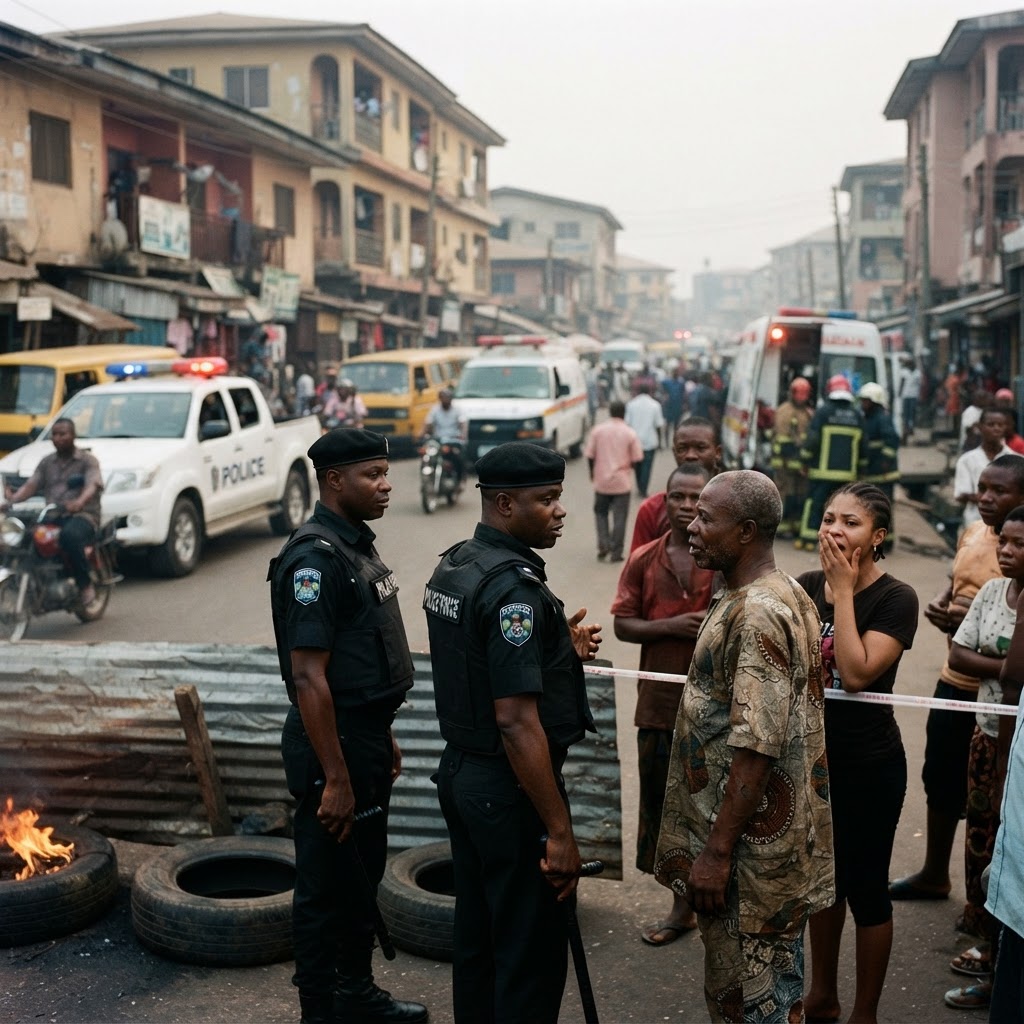 Nigeria security and civic tension news scene