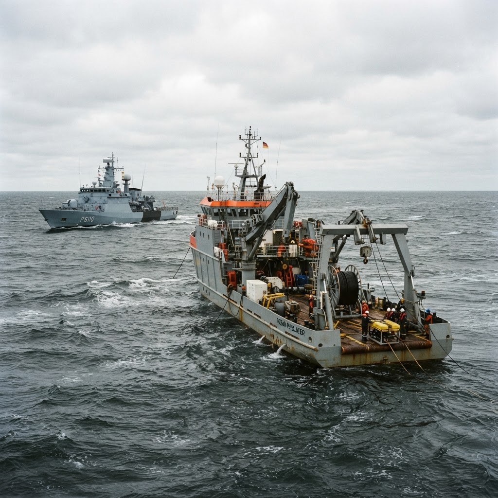 Undersea cables and energy infrastructure are among the targets of suspected hybrid attacks in Europe. (Illustration)