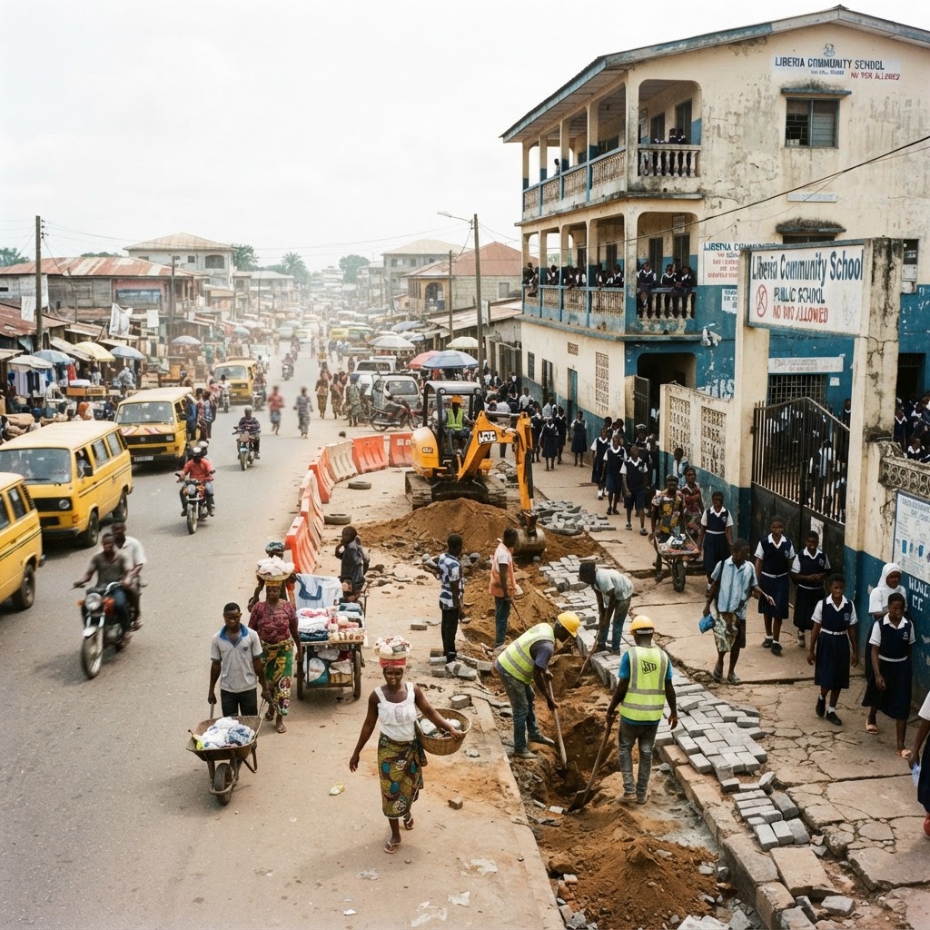 Daily life and public services in Monrovia