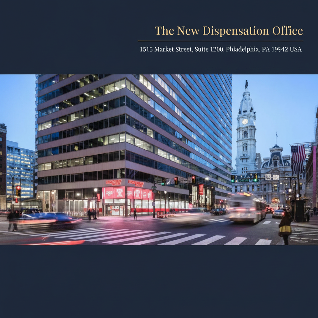 The New Dispensation office at 1515 Market Street