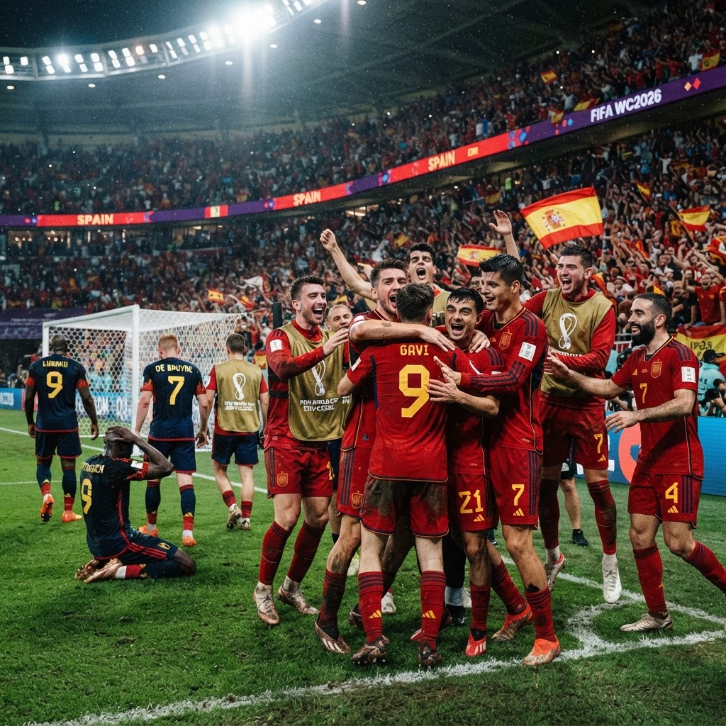 World Cup Yesterday: Spain Edge Belgium Late as Merino Sends La Roja Into the Semifinals