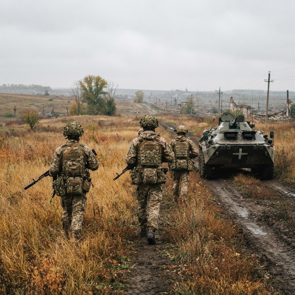 Ukrainian forces have regained ground in parts of the Donetsk region. (Illustration)