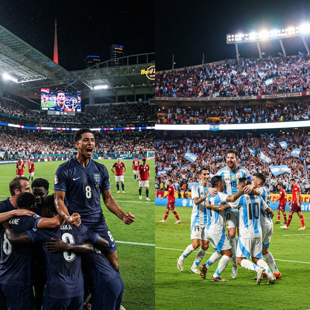 World Cup Yesterday: England and Argentina Survive to Set Up a Semi-Final Showdown