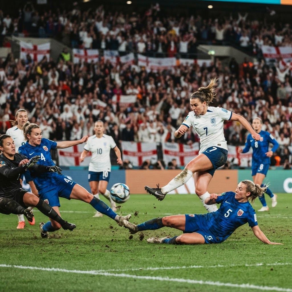World Cup match action inspired by England's quarter-final win