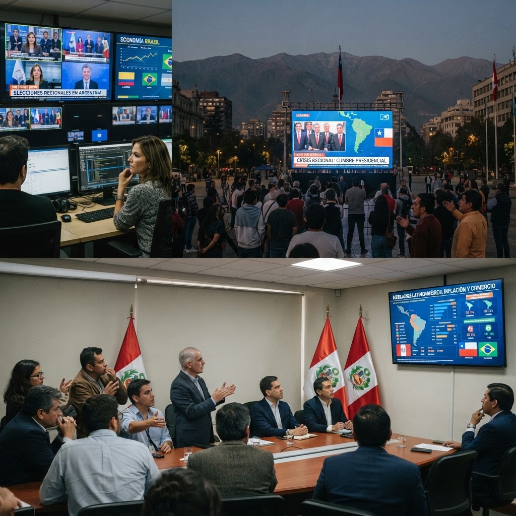 People and officials in South America watching current events unfold
