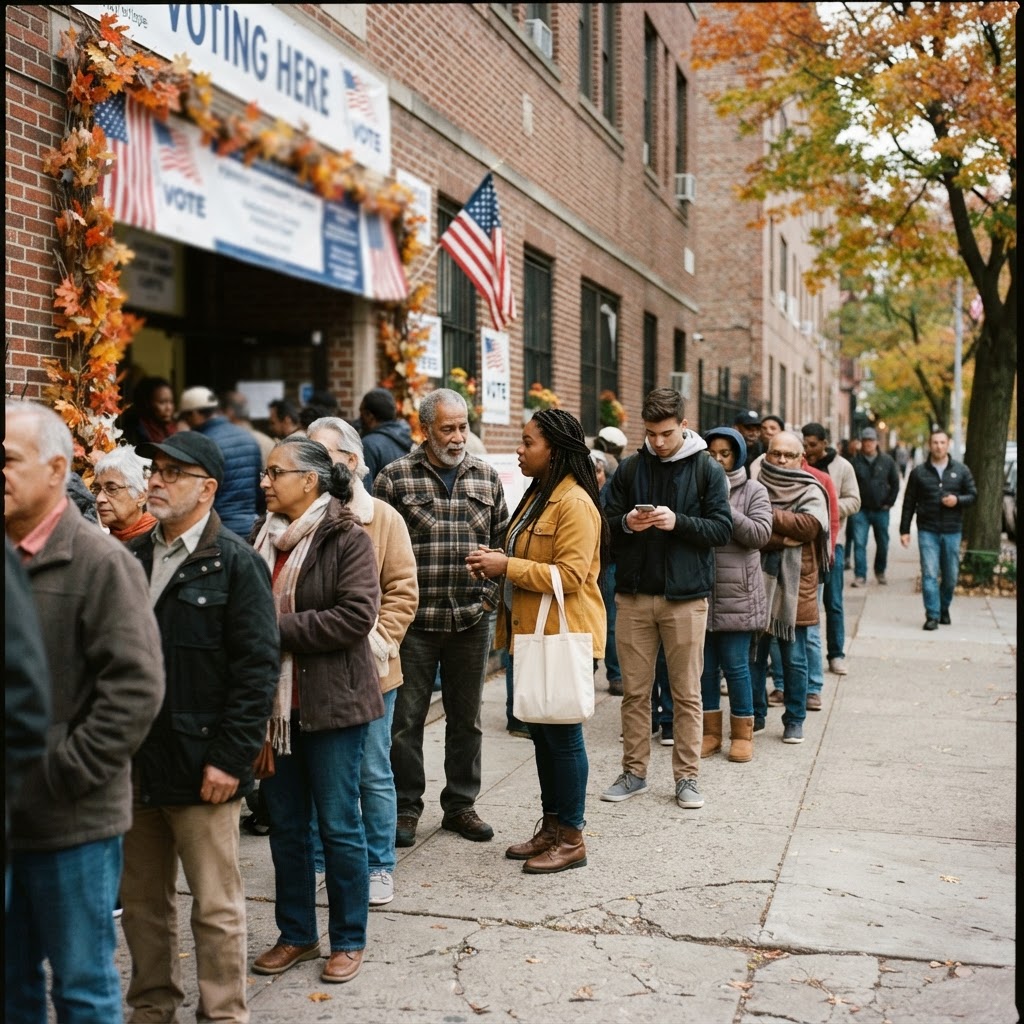 Turnout, especially among energized Democratic voters, could decide control of Congress on November 3. (Illustration)