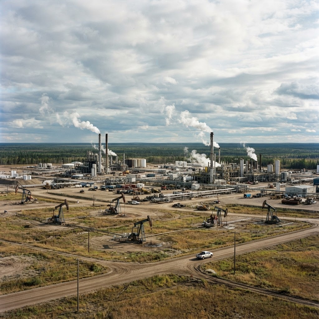 Oil-rich Alberta is voting on whether to leave Canada. (Illustration)
