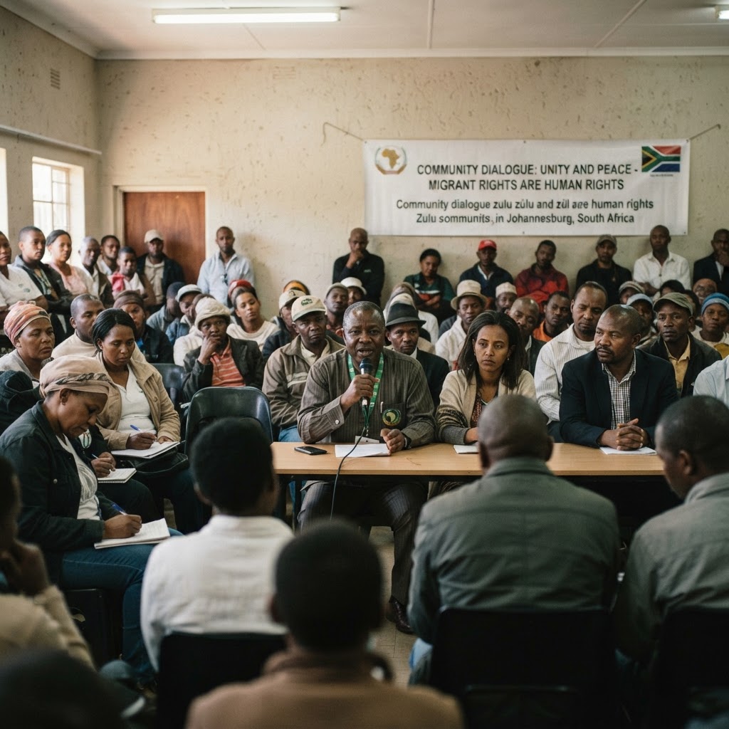 Community and diplomatic voices are demanding stronger protection for African migrants facing intimidation and exclusion.