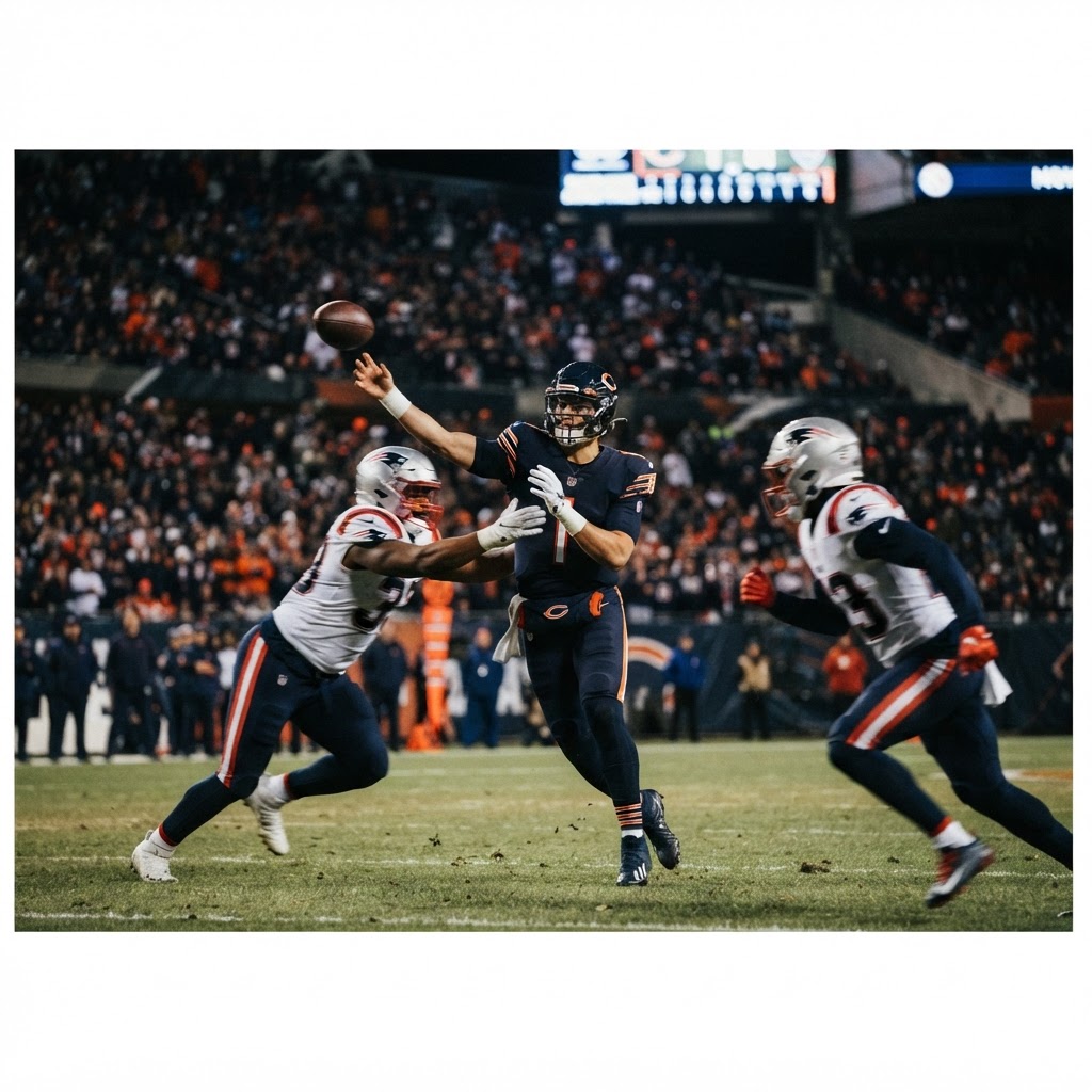 Bears Hold Off Patriots 30-24 on Thursday Night Football, Snapping New England's Win Streak