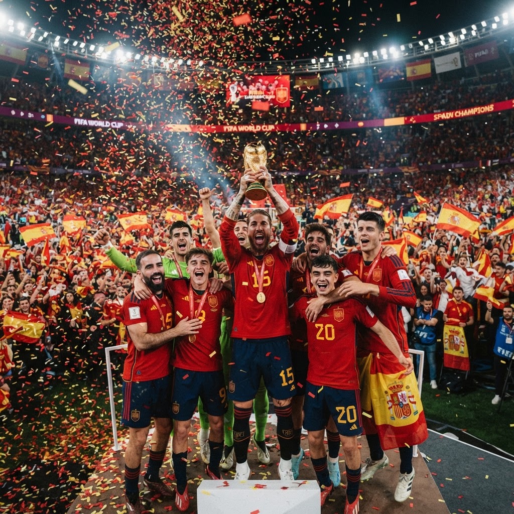 Spain Captures World Cup Glory Again, Winning a Second Title for the Ages