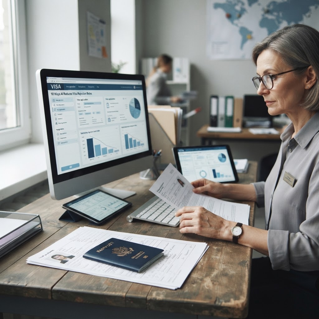 10 Ways AI Reduces Visa Rejection Rates by 70%
