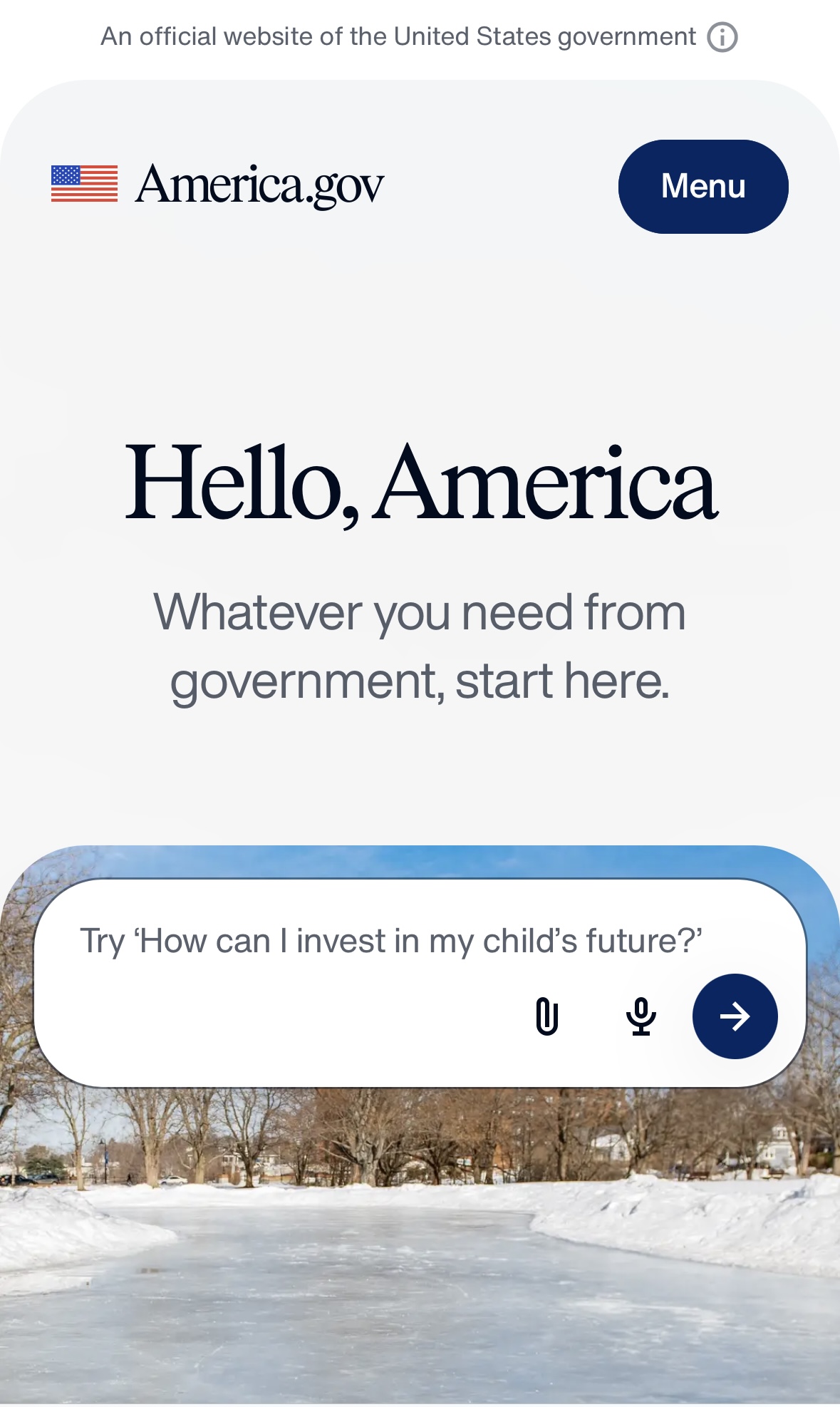 America.gov — official U.S. government services site