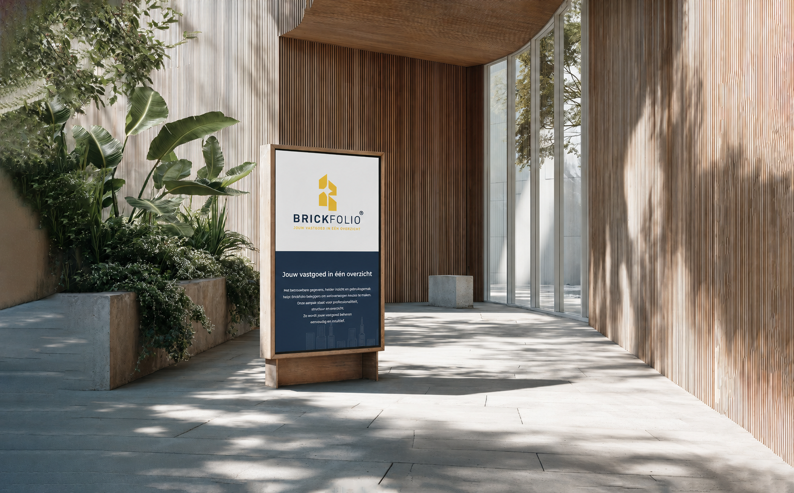 BrickFolio gevelreclame