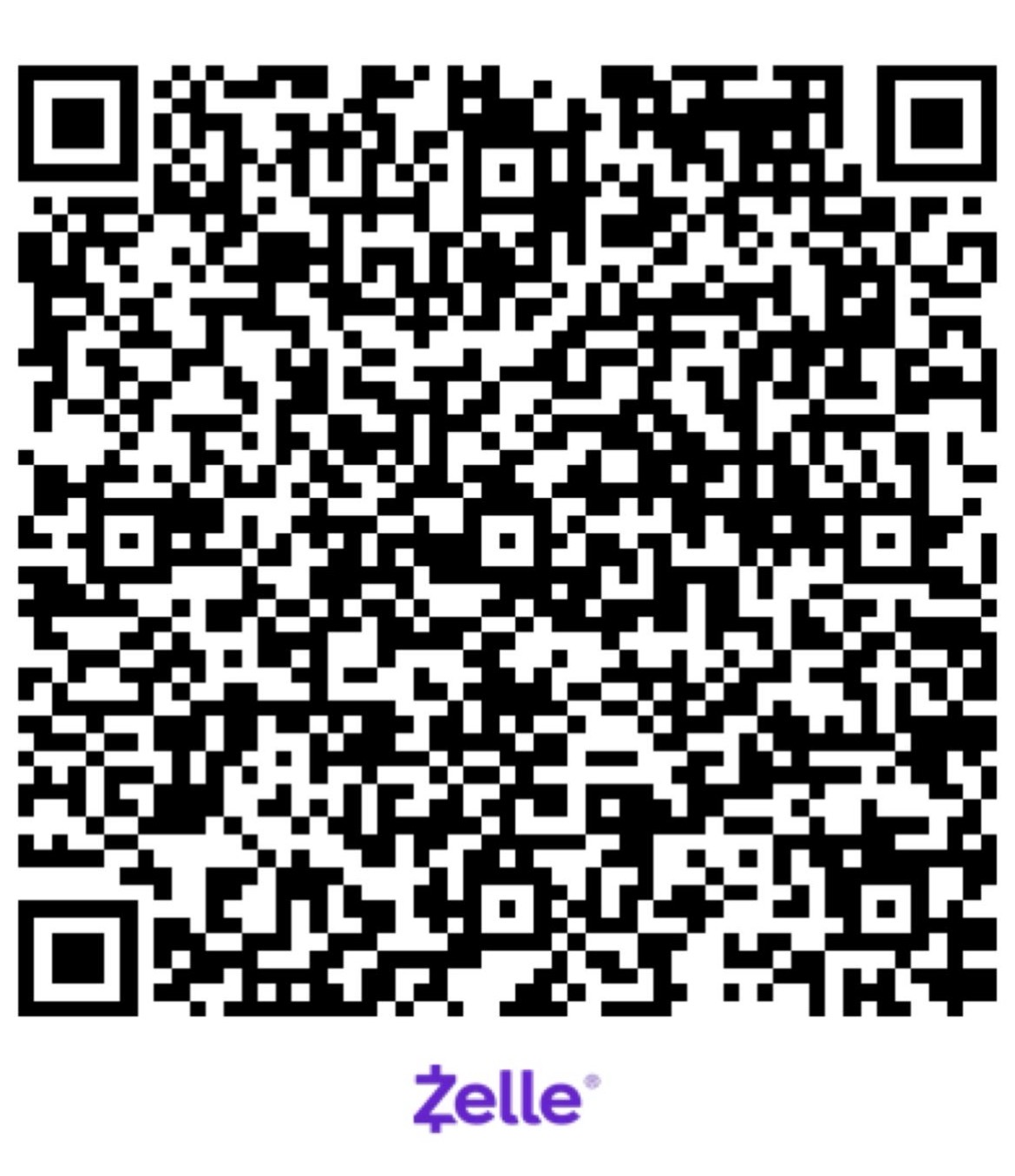 Zelle QR Code — Scan to pay $500