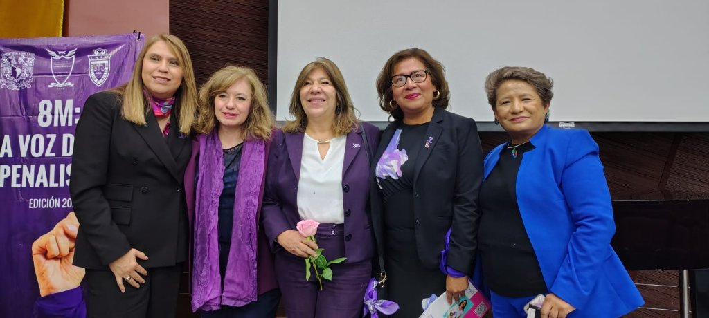 Panelistas del evento 8M: La Voz de las Penalistas