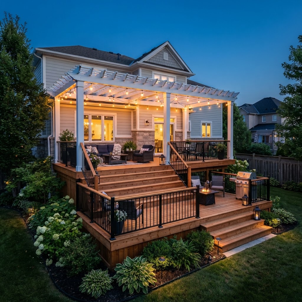 Multi-Level Deck & Pergola