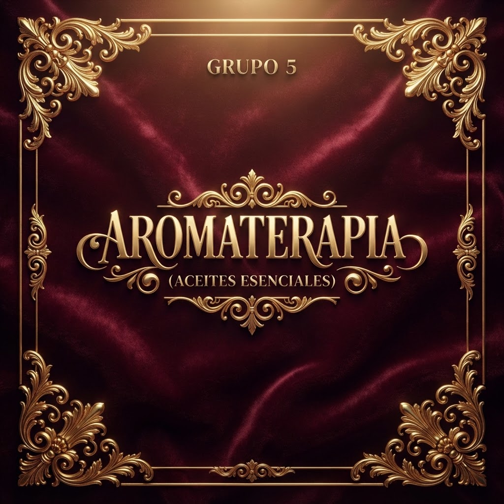 GRUPO 5 - AROMATERAPIA (ACEITES ESENCIALES)