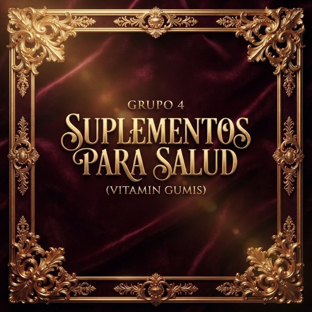 GRUPO 4 - SUPLEMENTOS PARA SALUD (VITAMIN GUMIS)