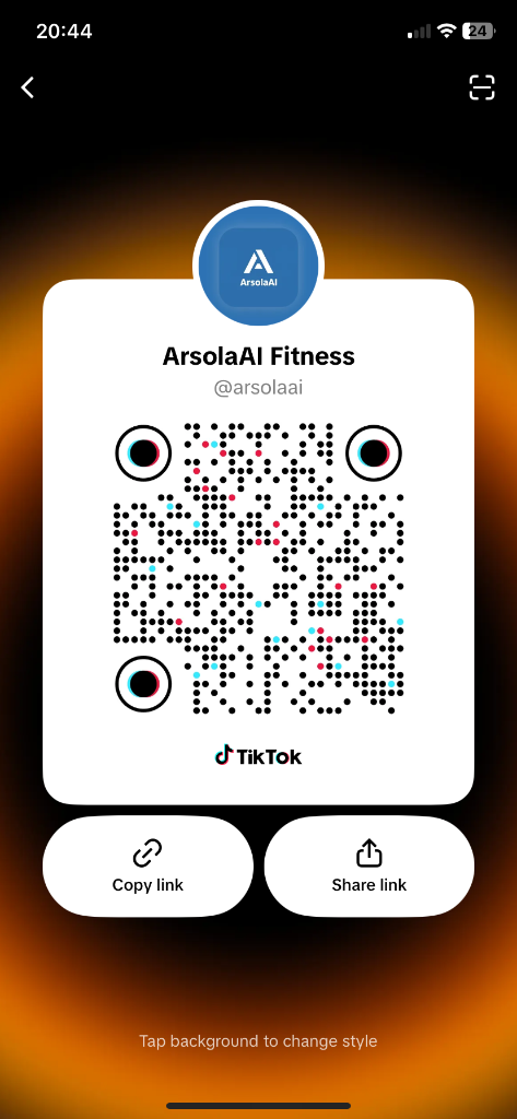 ArsolaAI TikTok QR code