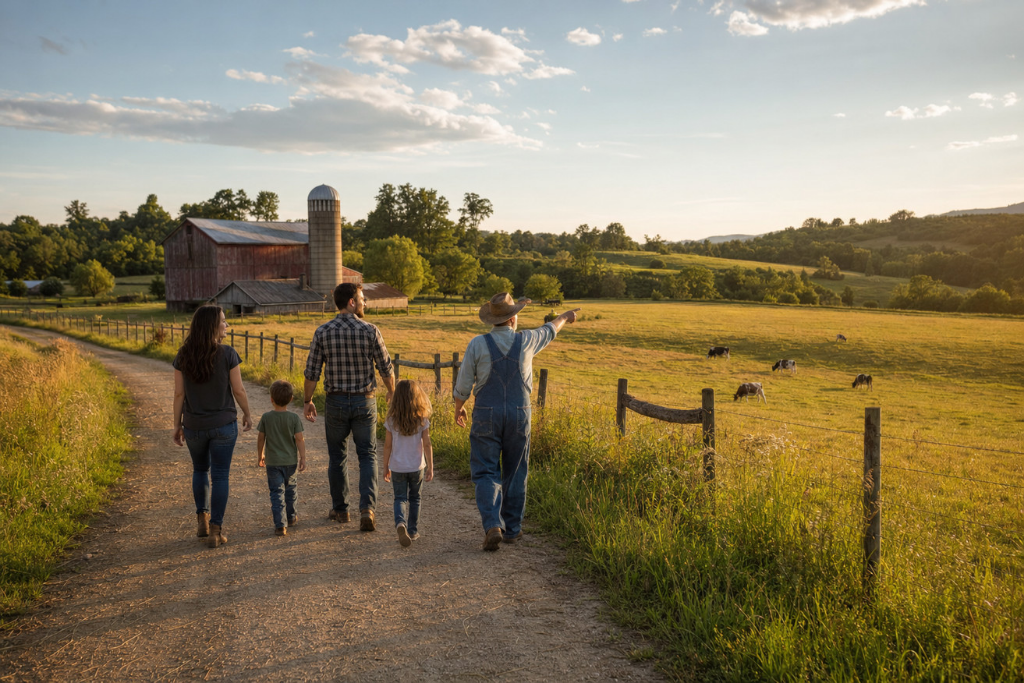 Farm landscape