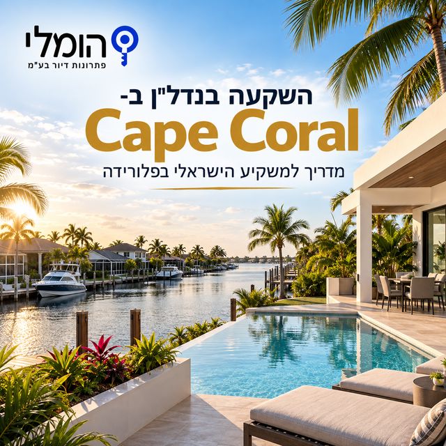 השקעה בנדל״ן ב-Cape Coral – מדריך למשקיע הישראלי בפלורידה