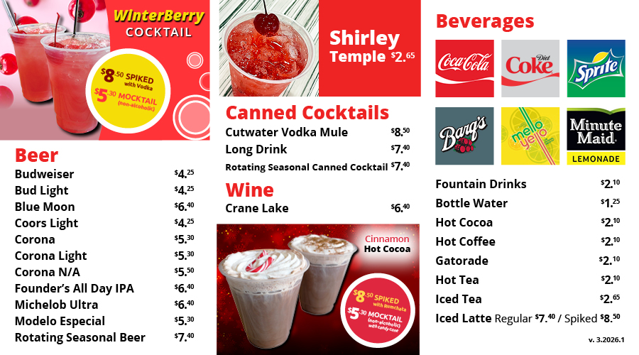 Drink Menu