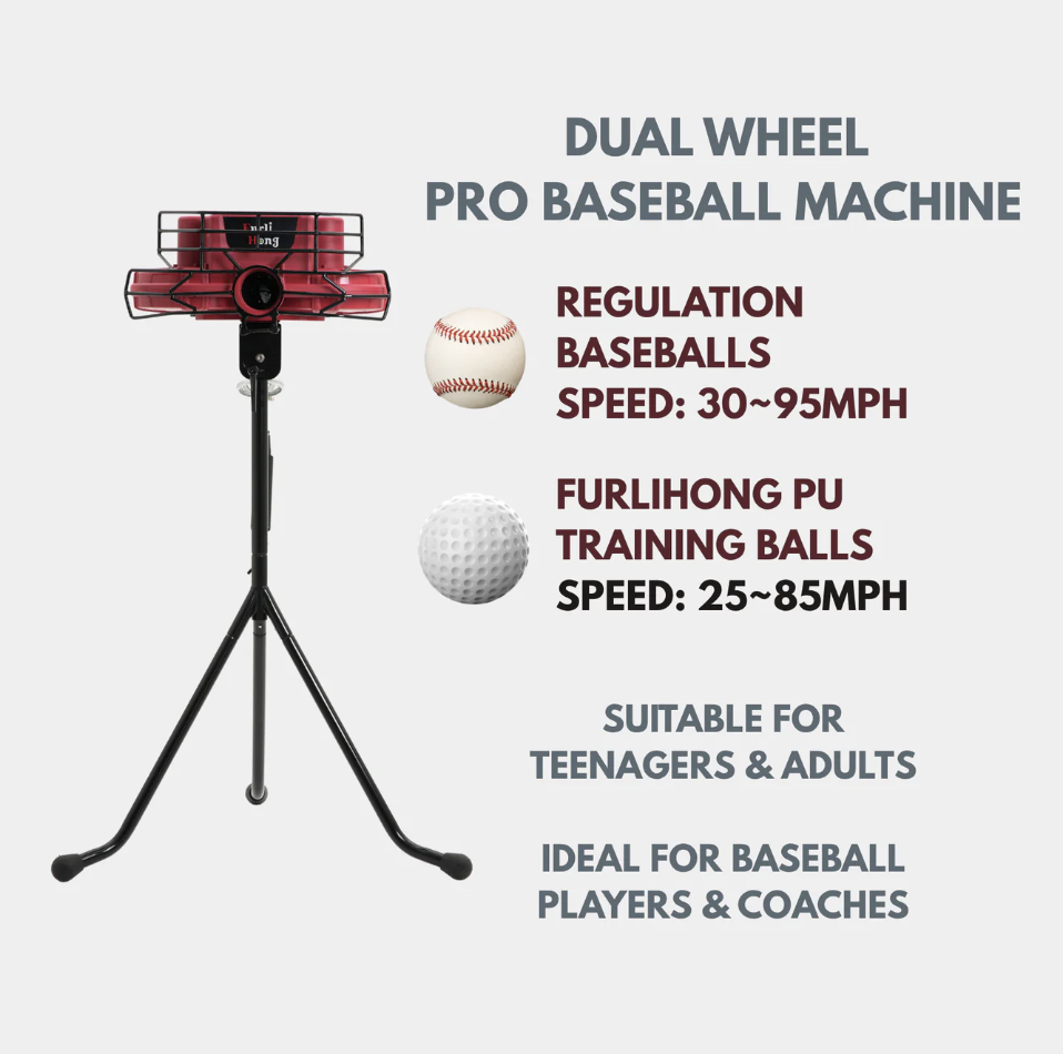 Dual Wheel Pro Baseball Machine specificaties