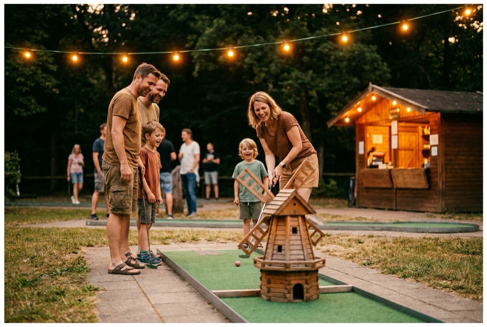 Minigolf: Bahnen und Familien