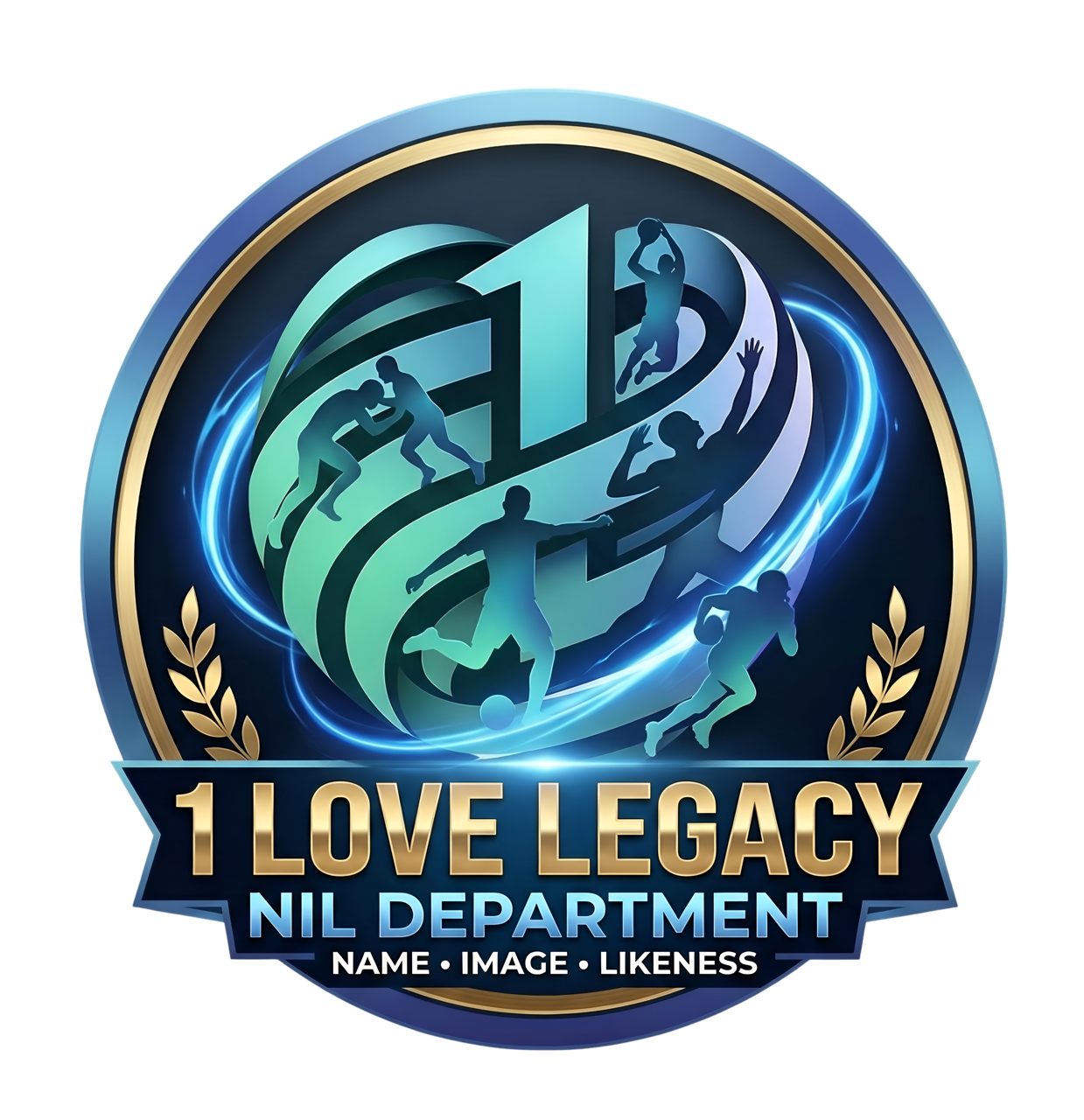 1 Love Legacy NIL Department emblem