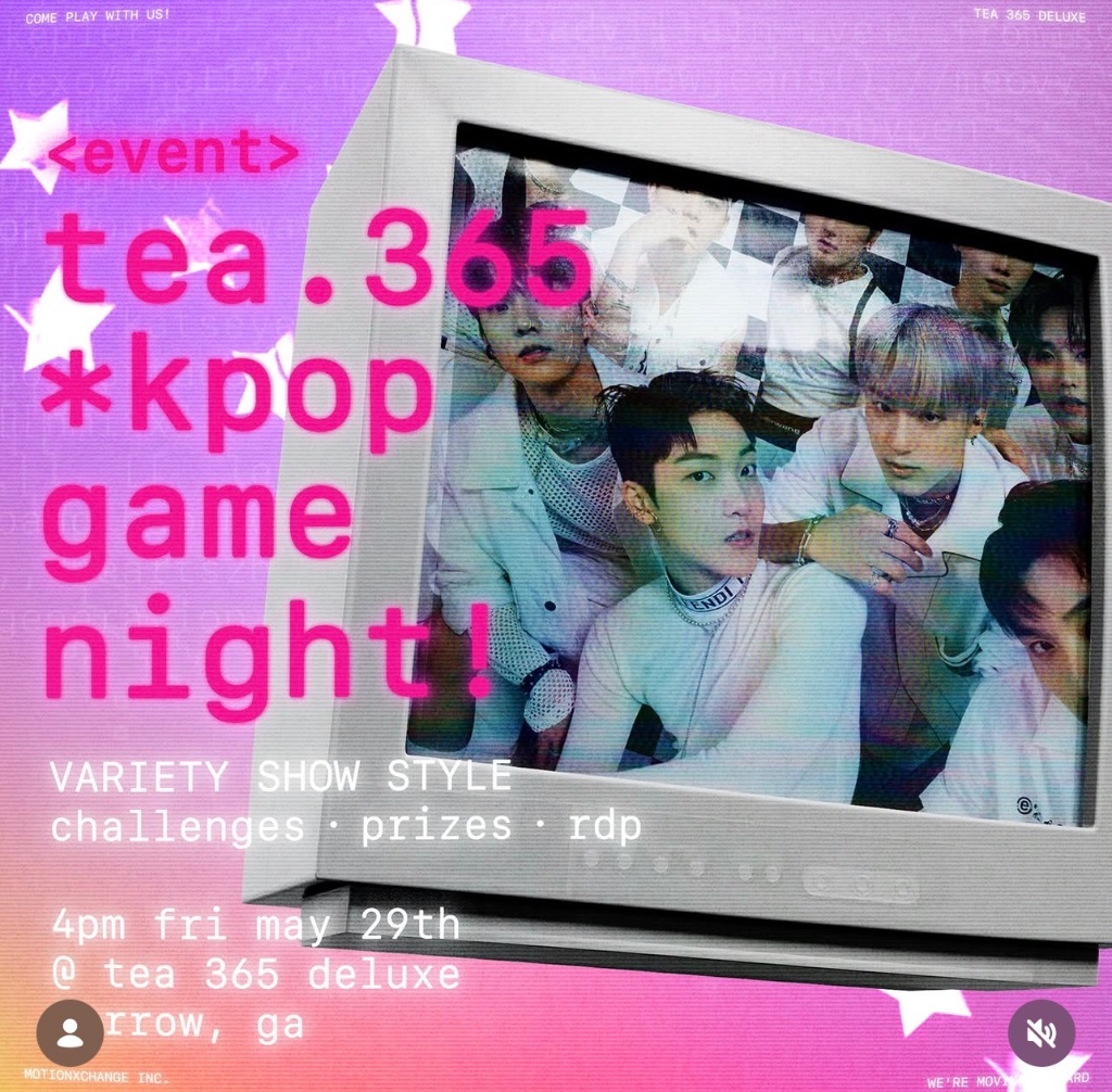 Tea.365 Kpop Game Night