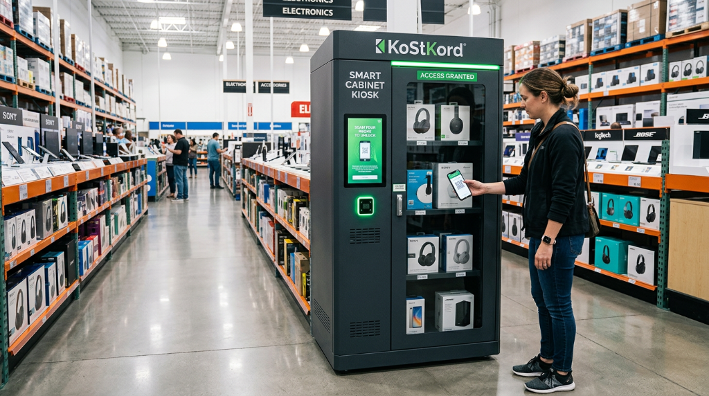 KoStKord Prototype Display in Store