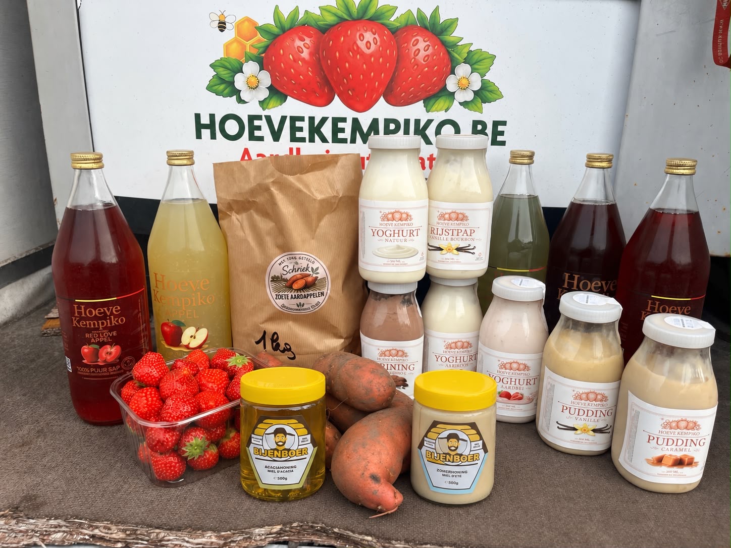 Zakje verse zoete aardappelen van Hoeve Kempiko, 1 kg