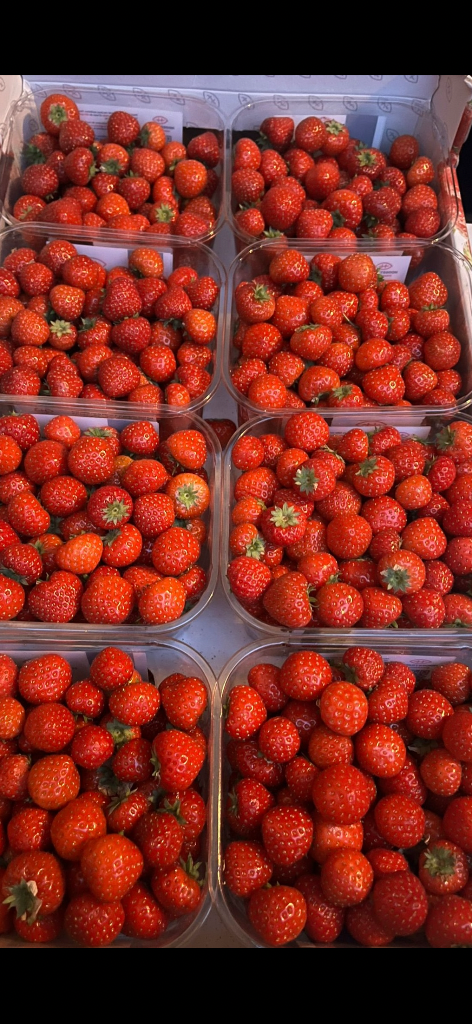 Kleine verse aardbeien