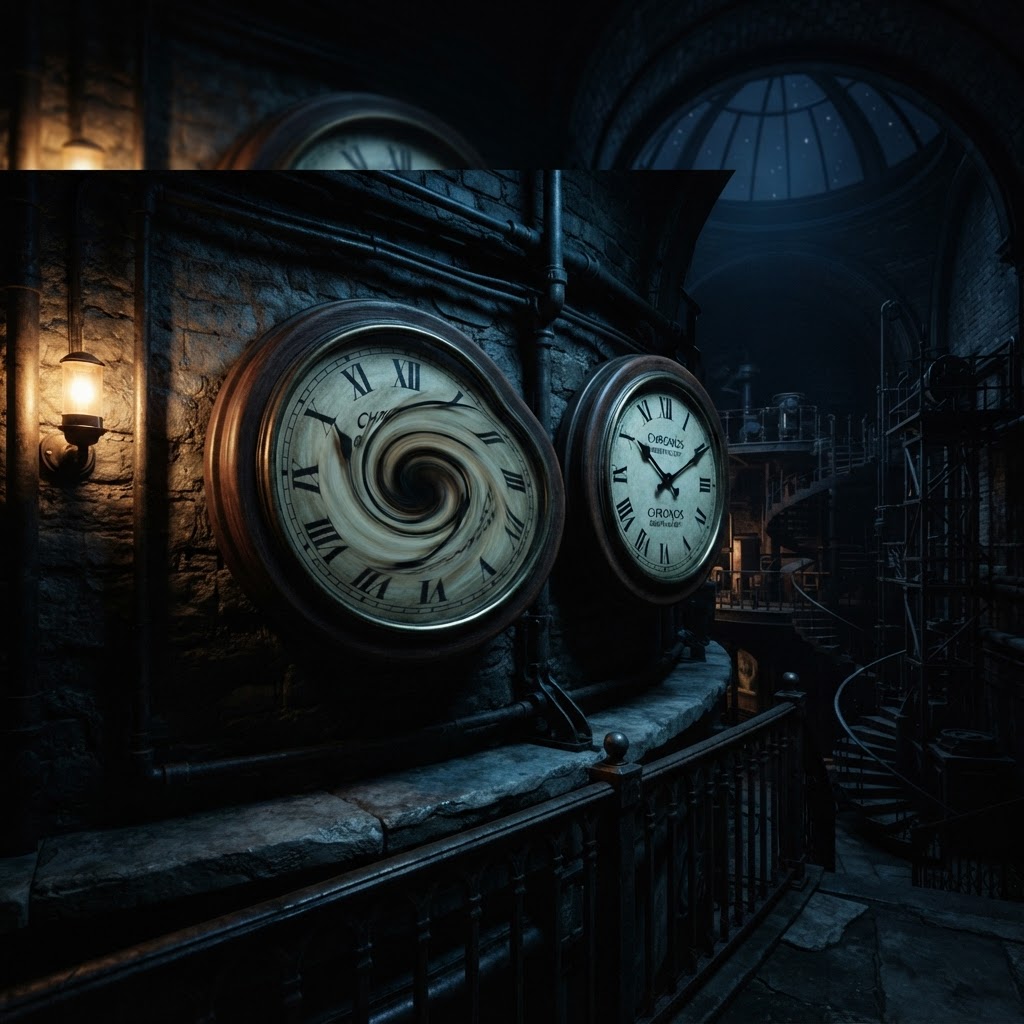 The Clock That Runs Slower When You Watch It Move