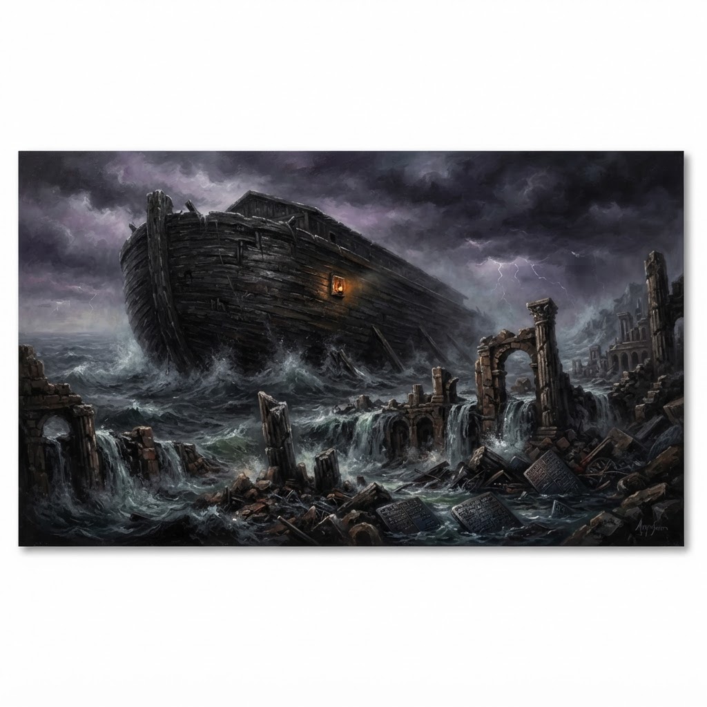 The Flood Myth That Arrived on Every Shore Before the Ships Did