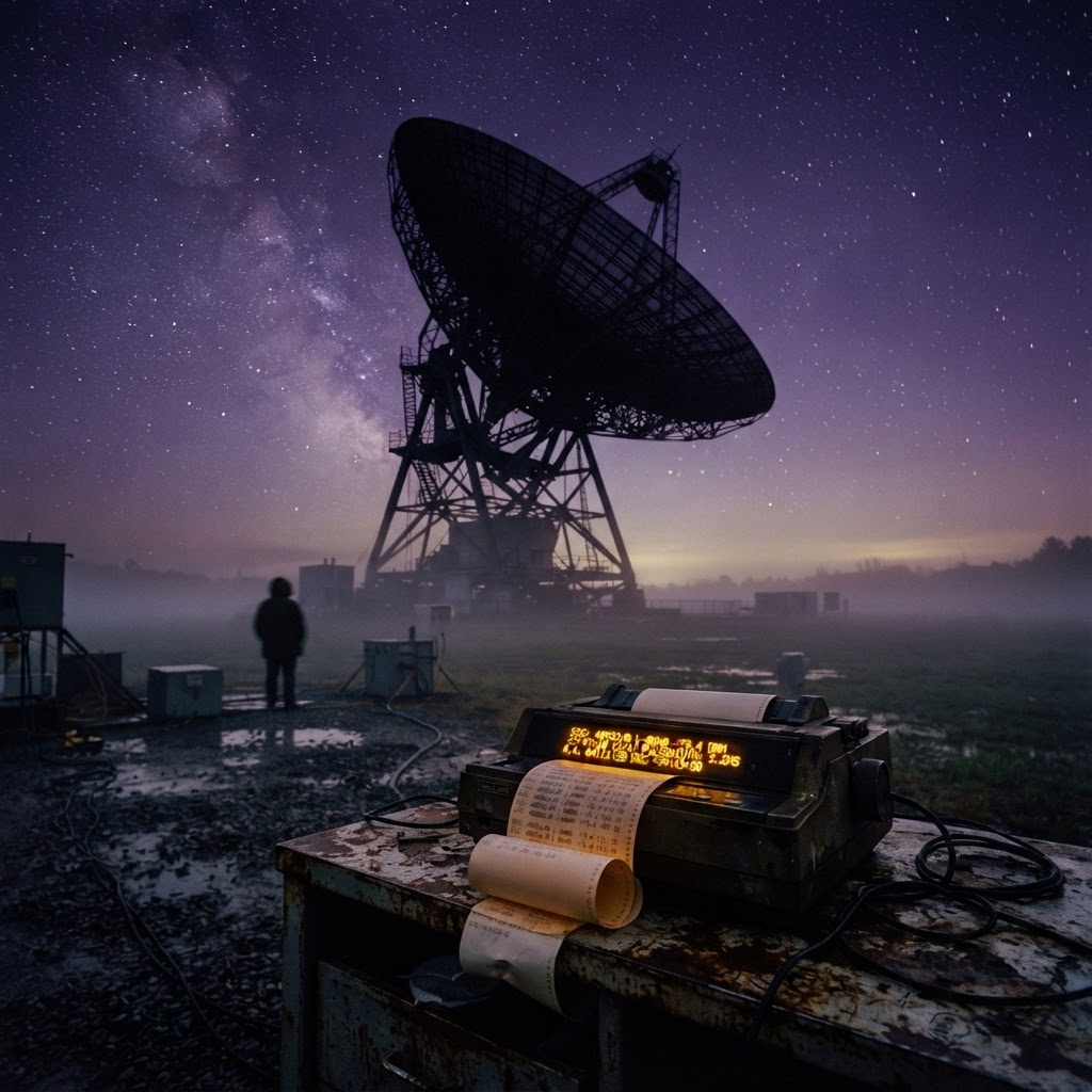 The Frequency Broadcast From Empty Space That No One Has Claimed