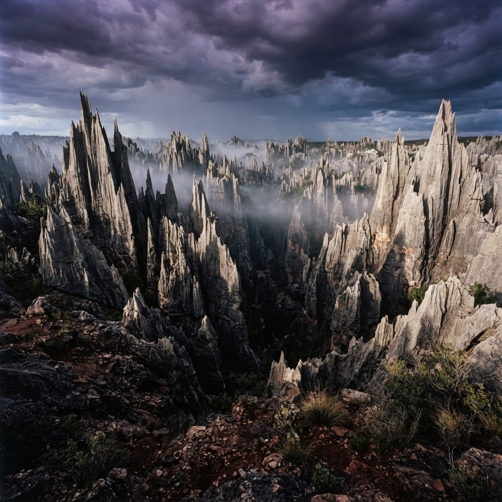The Stone Forest That Grew Without Seeds or Rain
