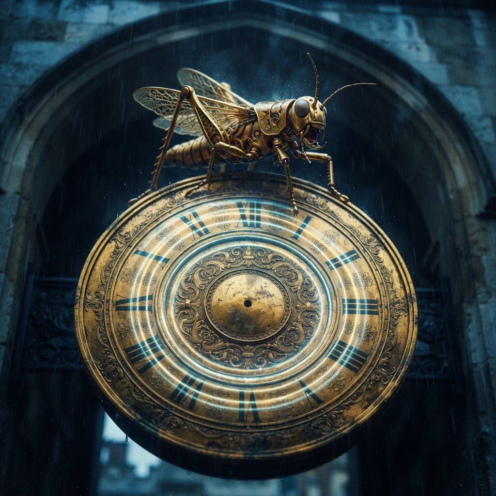 The Corpus Clock and the Grasshopper That Devours Time