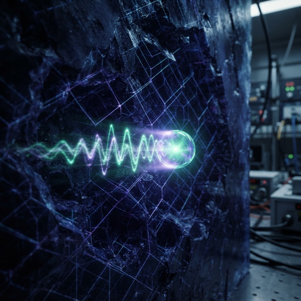 The Particle That Tunnels Through a Wall It Cannot Cross