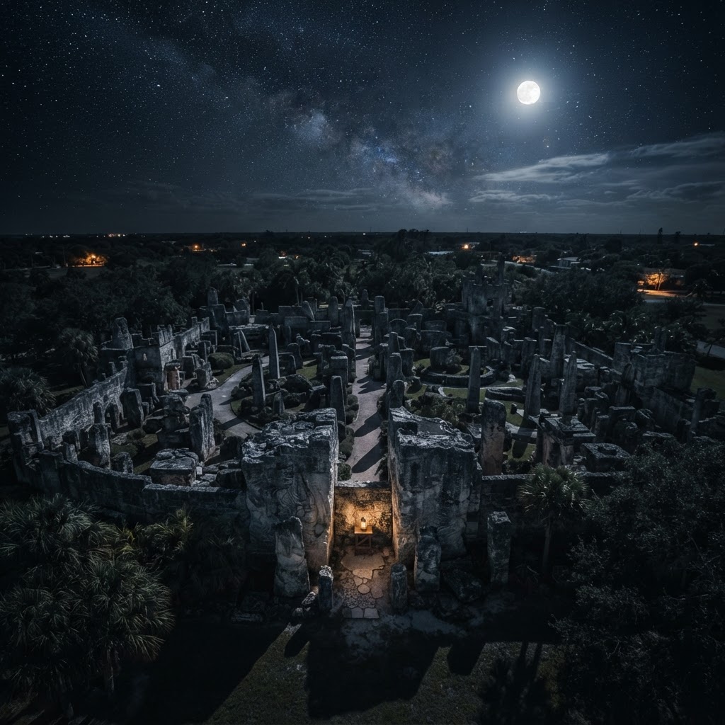 The Coral Castle Builder Who Moved Megalithic Stones Alone at Midnight