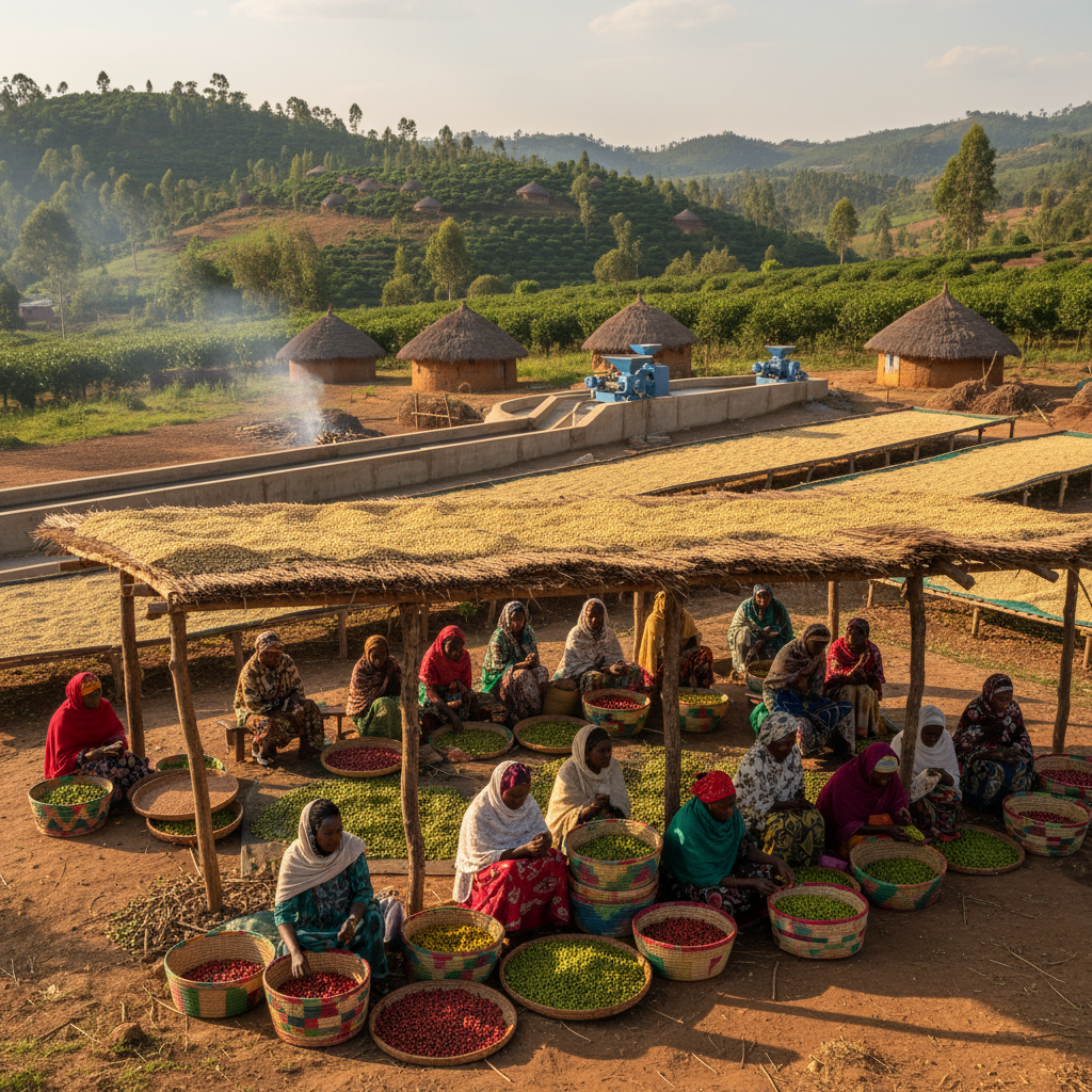 Coffee Processing Ethiopia